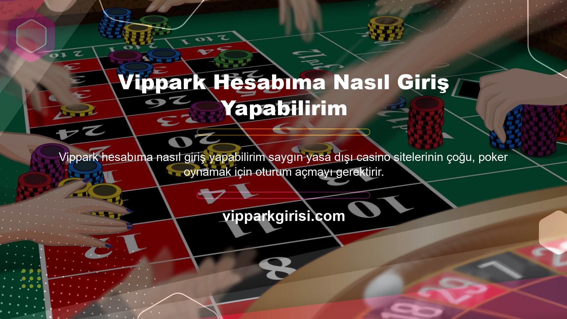 Vippark Casino'da oynayarak para kazanabilirsiniz