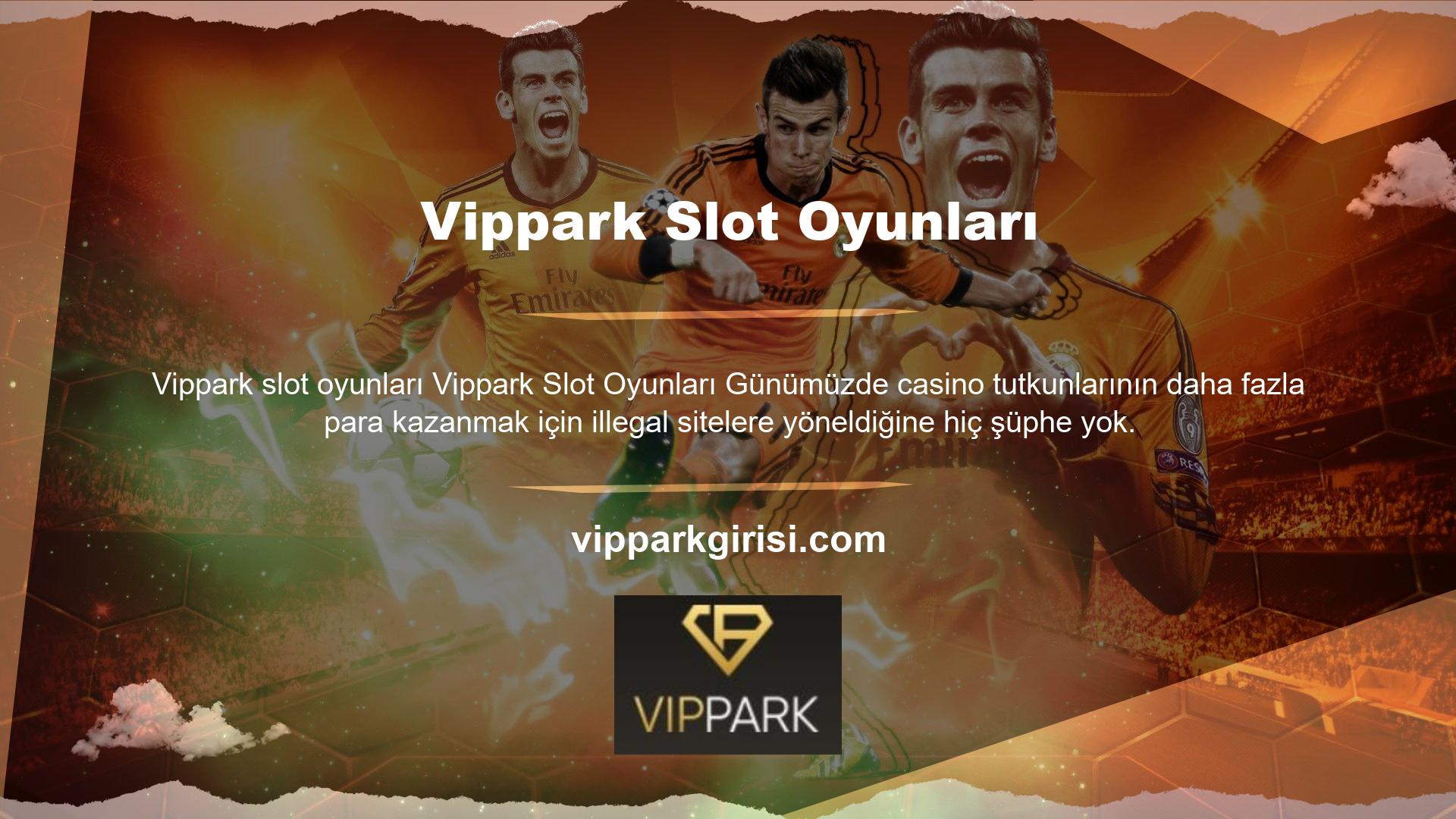 Vippark web sitesi, casino meraklıları için son uğrak noktasıdır